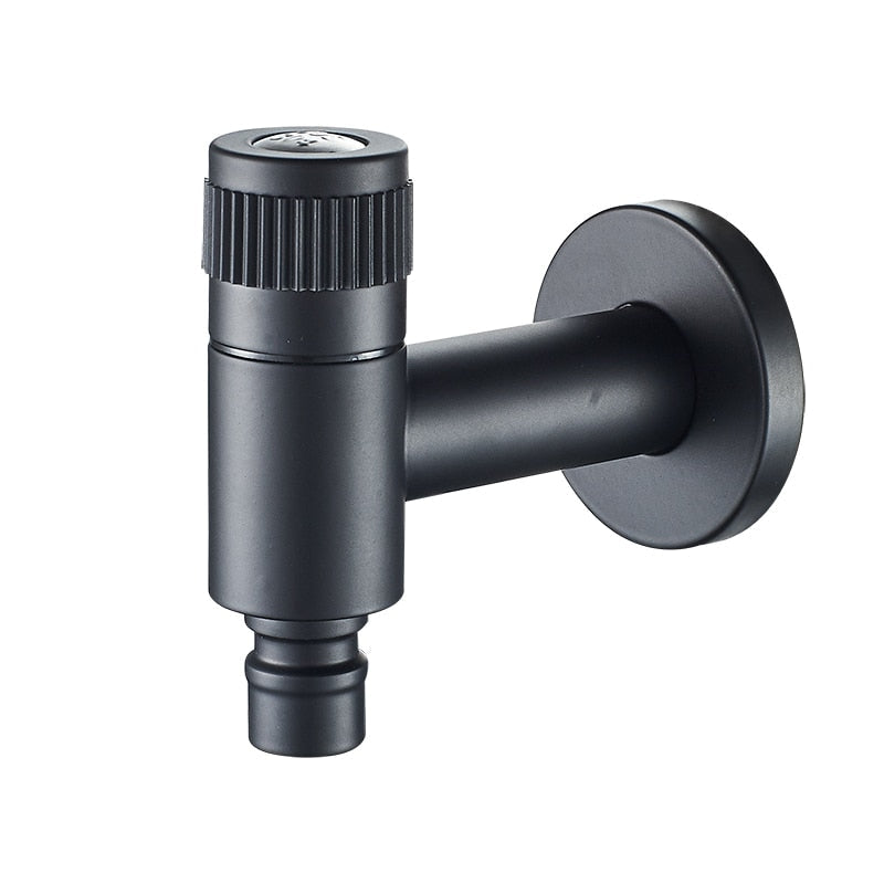 Wall-Mount Outdoor Garden Faucet | Cold Water Hose Spigot with Brass Valve & Stainless Steel Body for Yard, Patio & Balcony | Thomler