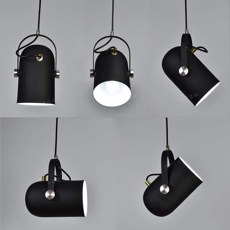 Pendant Light Metal Adjustable Angle E27 Warm White Dining Room Kitchen Island Hanging Ceiling Lamp Scandinavian Minimalist | Thomler