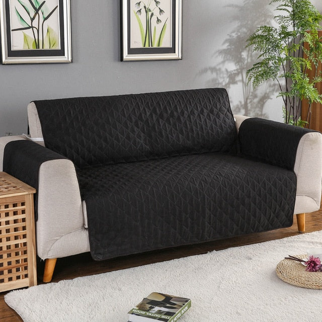 Sofa Cover Quilted Polyester Water Repellent Anti Slip Living Room Pet Protection Throw Protector | Thomler