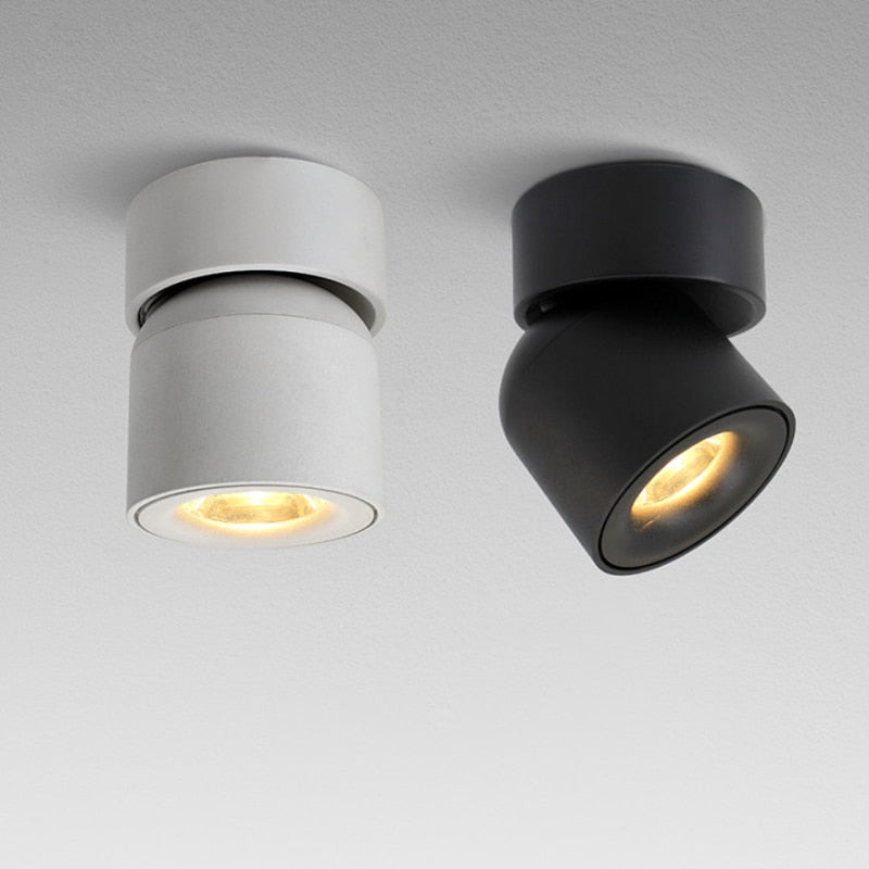 Rotating Cylinder Ceiling Spotlight – Directional Task & Accent Lighting for Kitchen, Living Room & Hallway | Thomler