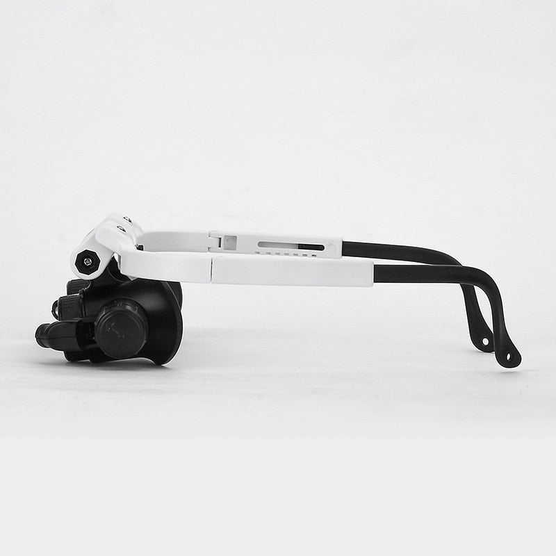LED Head-Mounted Magnifying Glasses with 8x 15x 23x Lenses for Jewelry Repair Watch Making Reading Crafts Close Work | Thomler