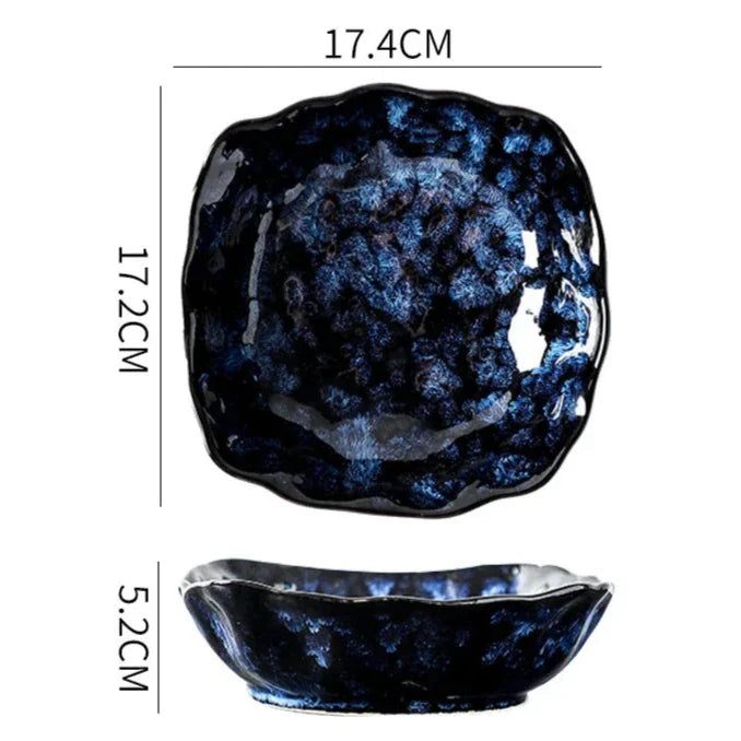 Blue Nebula 10-Piece Dinner Set