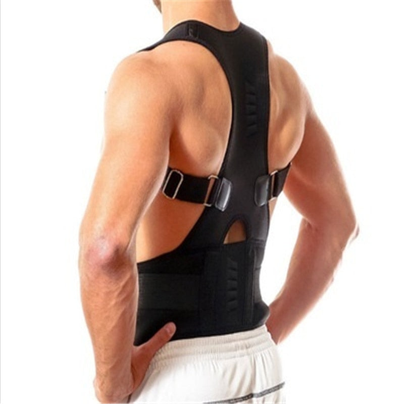 Magnetic Posture Corrector Back Brace Support for Men Women Adjustable Shoulder Alignment Therapy Upper Body Spine Straightener Unisex | Thomler