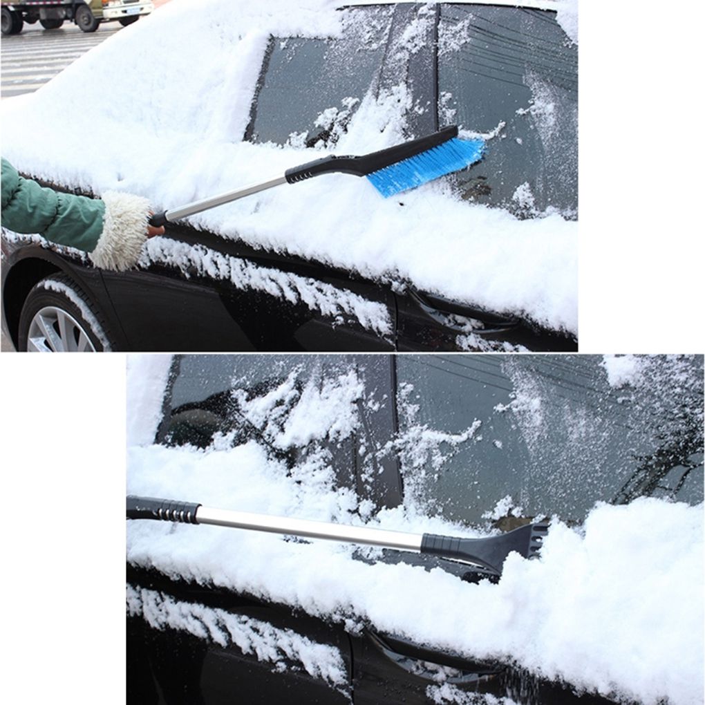 Telescoping Snow Brush & Ice Scraper for Windshields – Extendable Winter Car Tool | Thomler