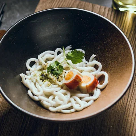 Ramen Bowl Ceramic 18.0 cm Japanese Style Soup Noodle Rice Serving Dish Minimalist Tableware | Thomler