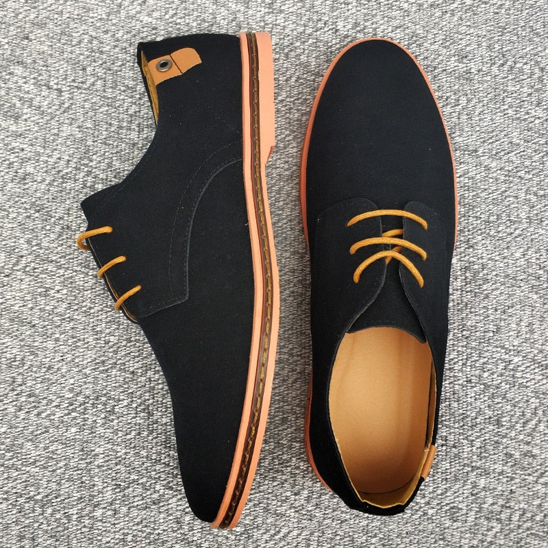 Men's Lace-Up Oxford Dress Shoes – Classic Leather Design for Work & Casual Wear, Versatile Formal Footwear | Thomler
