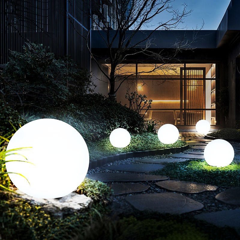 Rechargeable LED Globe Light with Remote - 16 Colors Weather-Resistant Sphere for Patio, Garden, Party & Indoor Decor - Cordless Orb Lamp | Thomler