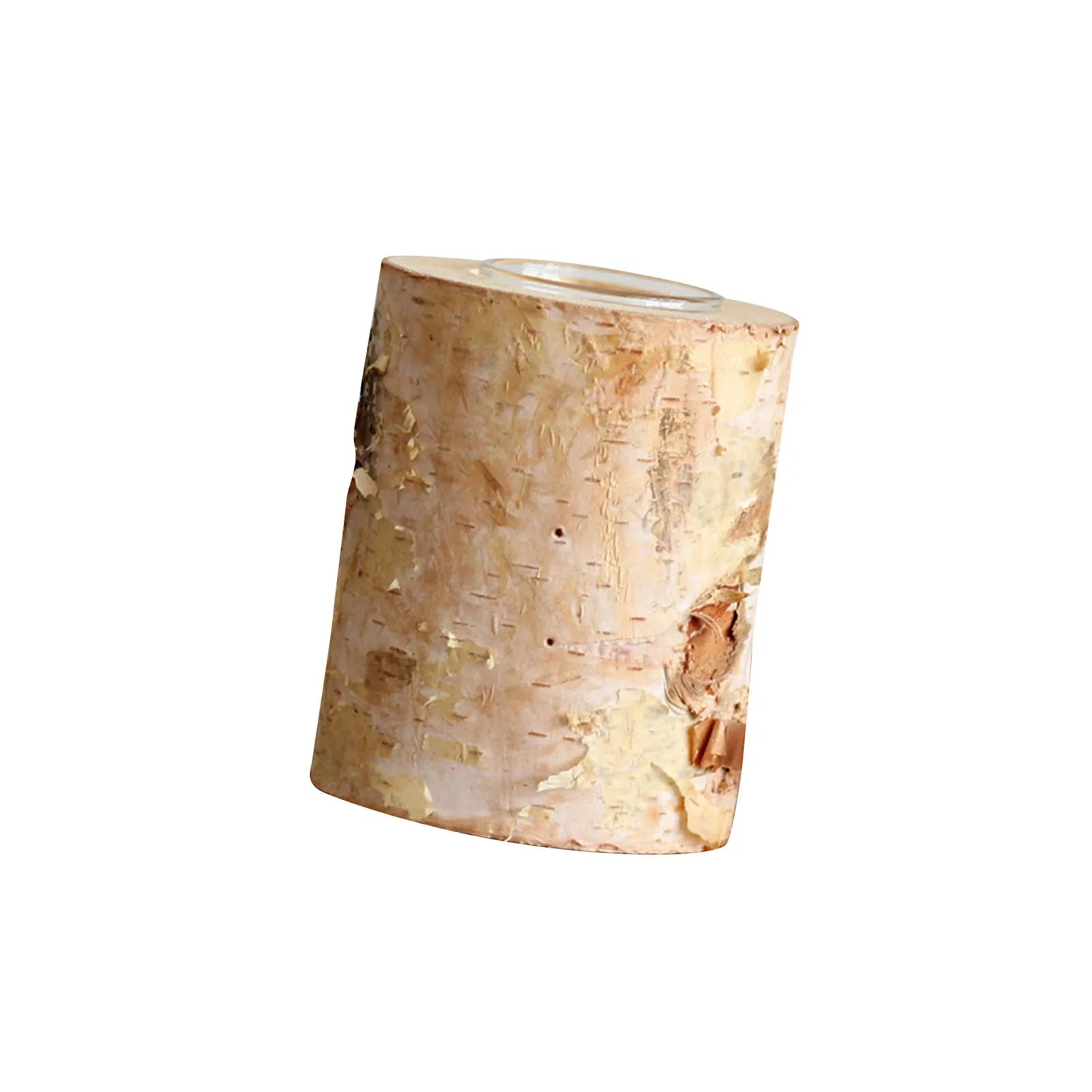 Candle Holder Birch Wood 2–8 in Rustic Centerpiece Living Room Decorative Accent | Thomler