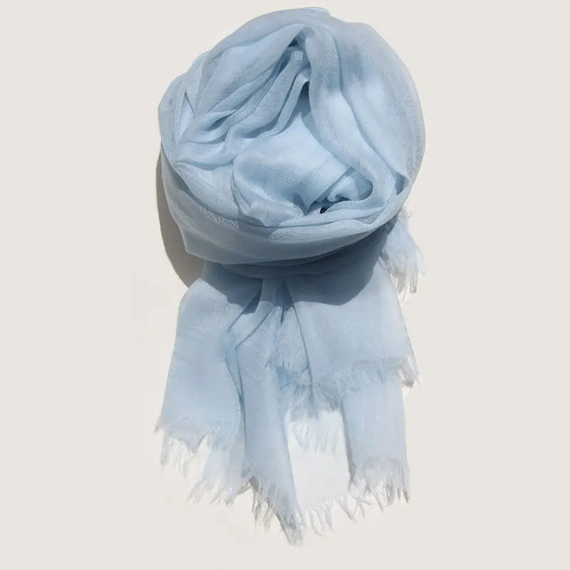 Pure Cashmere Wrap – Lightweight 91x39 in Long Scarf for Women, Ultra Soft All-Season Shawl, Cozy & Breathable Neck Accessory | Thomler