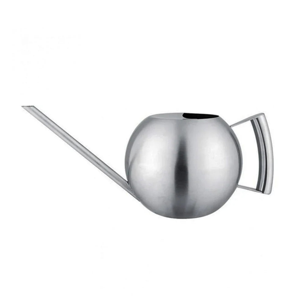 Watering Can Stainless Steel 11 in Indoor Plant Care Precise Pouring Home Garden Tool Durable Minimalist Design | Thomler