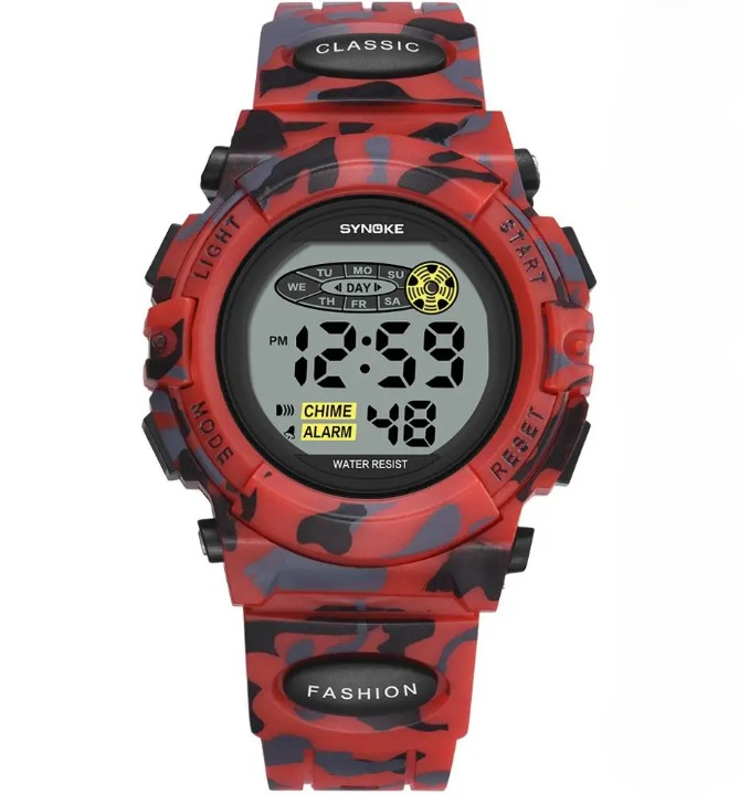 Kids Digital LED Sports Watch Waterproof Stopwatch Date Display Wristwatch for Boys Girls | Thomler