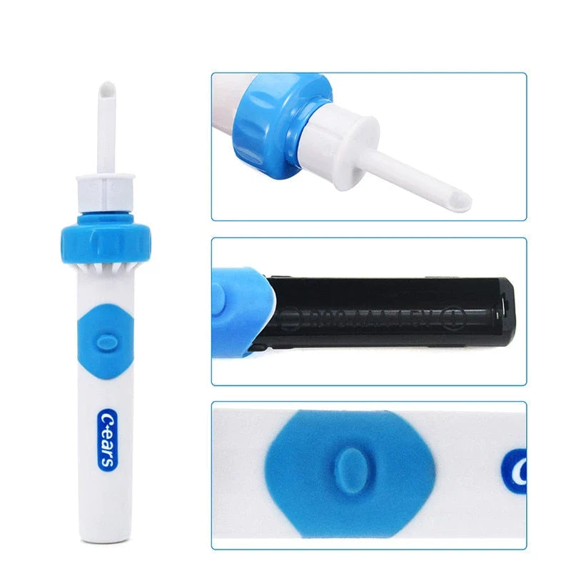 Vacuum Ear Wax Removal Tool – Gentle Suction Ear Cleaner with Soft Silicone Tips for Safe Home Care | Thomler