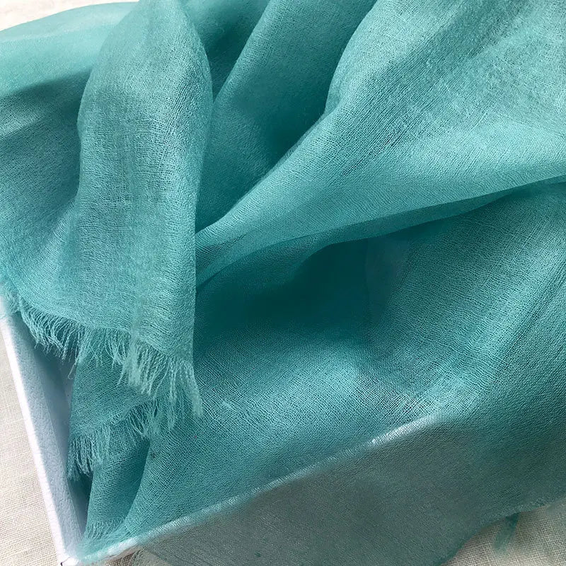 Pure Cashmere Wrap – Lightweight 91x39 in Long Scarf for Women, Ultra Soft All-Season Shawl, Cozy & Breathable Neck Accessory | Thomler