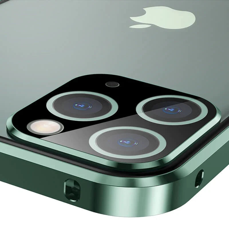 Magnetic Privacy Glass iPhone Case with 360° Drop Protection & Anti-Spy Screen | Thomler