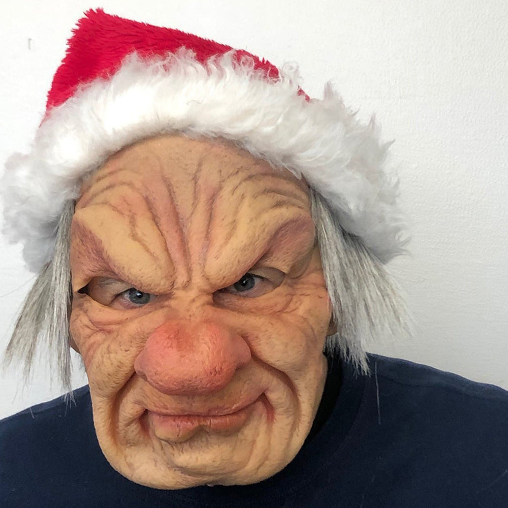 Realistic Latex Old Man Full Head Mask for Halloween, Cosplay, Theater and Costume Parties | Thomler