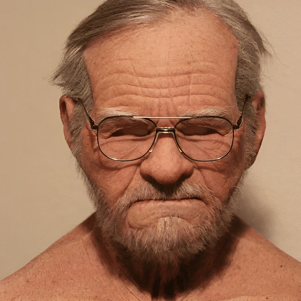Realistic Latex Old Man Full Head Mask for Halloween, Cosplay, Theater and Costume Parties | Thomler