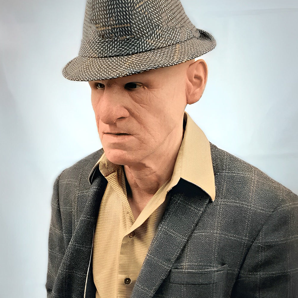 Realistic Latex Old Man Full Head Mask for Halloween, Cosplay, Theater and Costume Parties | Thomler