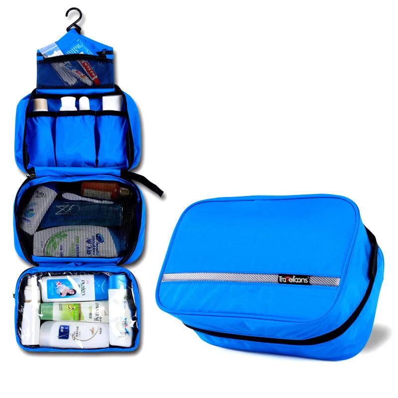 Large Water-Resistant Toiletry Bag for Travel – Spacious Organizer Pouch for Men & Women with Handle & Zippered Compartments for Gym | Thomler