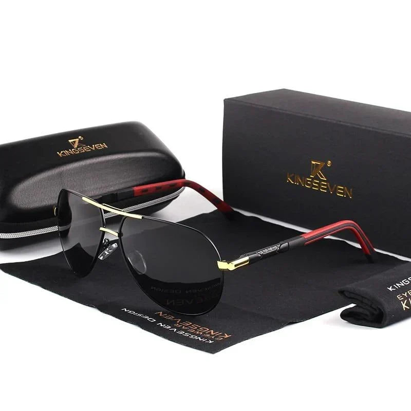 Men's Polarized Retro Sunglasses with UV400 Protection for Driving & Outdoor Activities | Thomler