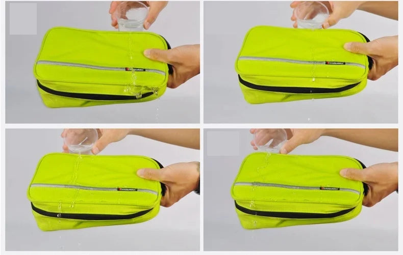 Large Water-Resistant Toiletry Bag for Travel – Spacious Organizer Pouch for Men & Women with Handle & Zippered Compartments for Gym | Thomler