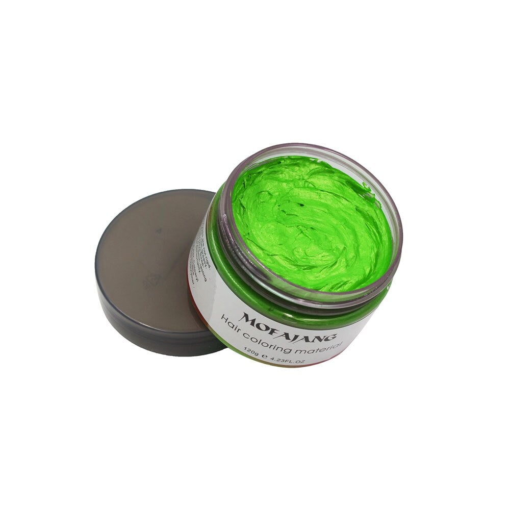 Temporary Hair Color Styling Wax - Washable Hair Dye for Bold Looks - 4.2 oz Jar | Thomler