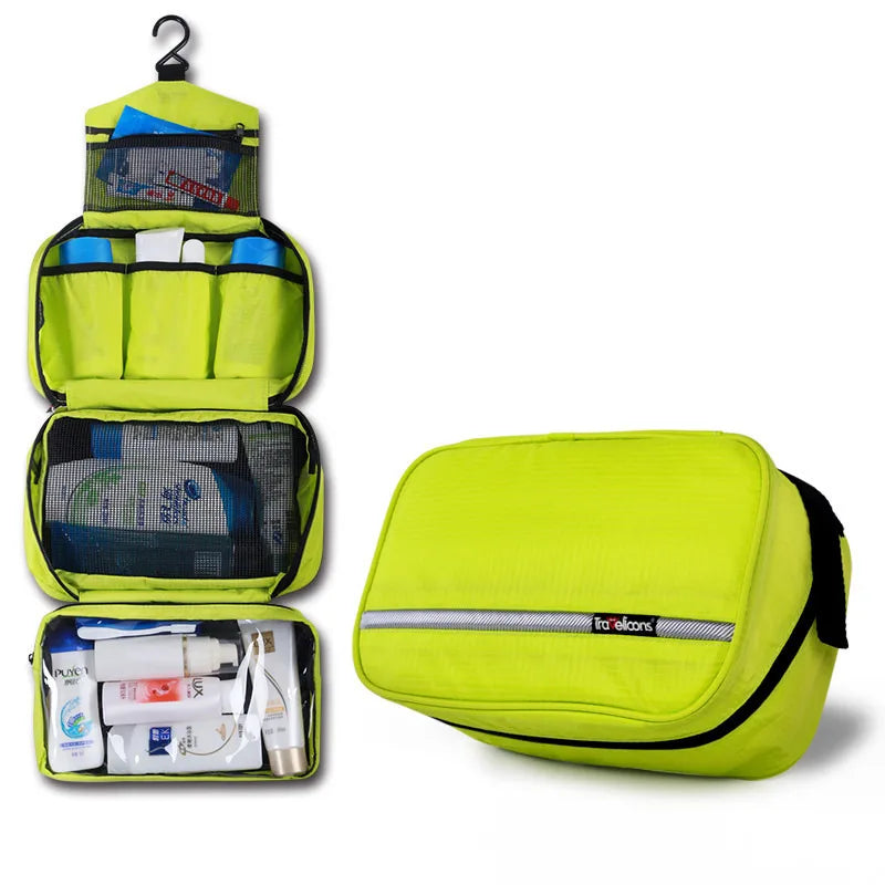 Large Water-Resistant Toiletry Bag for Travel – Spacious Organizer Pouch for Men & Women with Handle & Zippered Compartments for Gym | Thomler