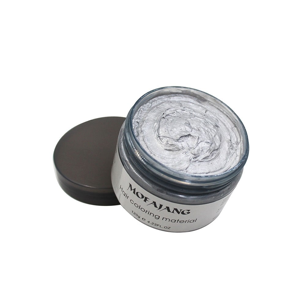 Temporary Hair Color Styling Wax - Washable Hair Dye for Bold Looks - 4.2 oz Jar | Thomler