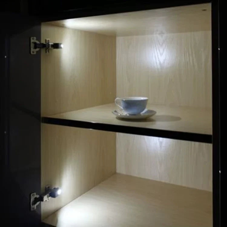 Motion-Activated Cabinet Hinge Lights with Auto On/Off Sensor for Kitchen Closet Cupboard Pantry Wardrobe Storage | 10-Pack Battery Operated | Thomler