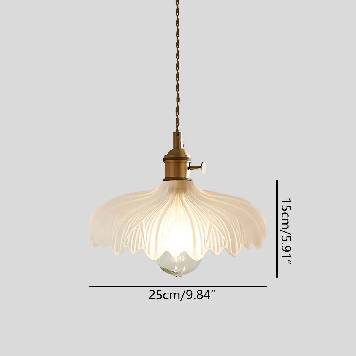 Pendant Light Glass Bronze Adjustable Cable Transparent Dining Room Kitchen Island Hanging Ceiling Lamp | Thomler
