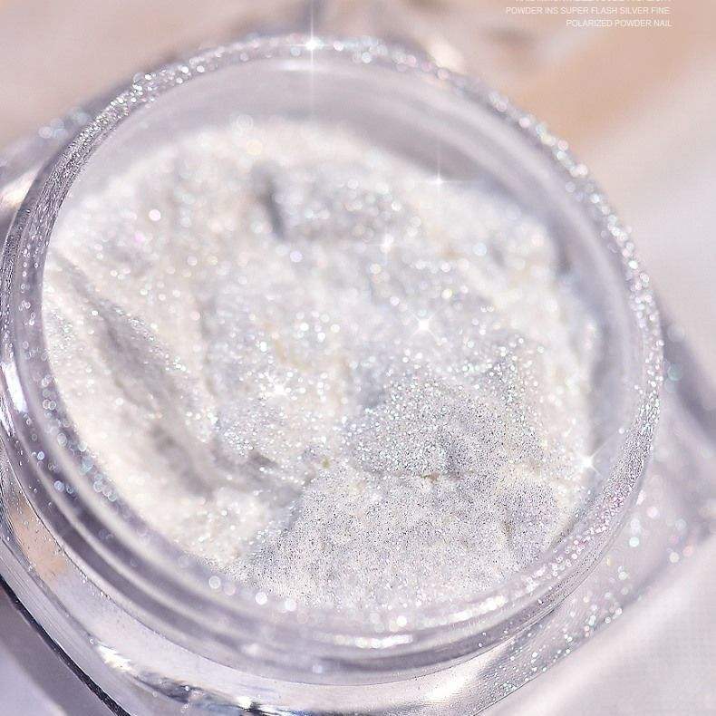 Nagelpulver Chrom Silber – Verwandelt jeden Lack in glänzendes Spiegelfinish
