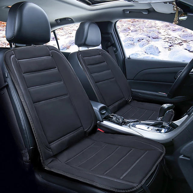 12V Car Seat Heating Pad Full Body Warmer for Winter Driving with Fast Heat-Up & Universal Fit for SUVs Trucks Vans | Thomler