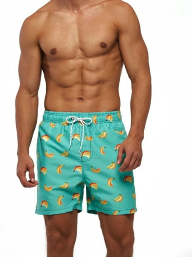 Men's Quick-Dry Swim Trunks with Drawstring, Lightweight Mesh-Lined Boardshorts for Beach & Pool | Thomler