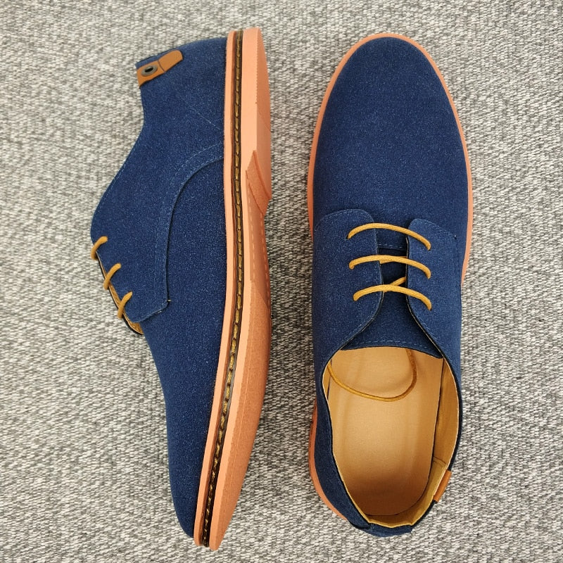 Men's Lace-Up Oxford Dress Shoes – Classic Leather Design for Work & Casual Wear, Versatile Formal Footwear | Thomler