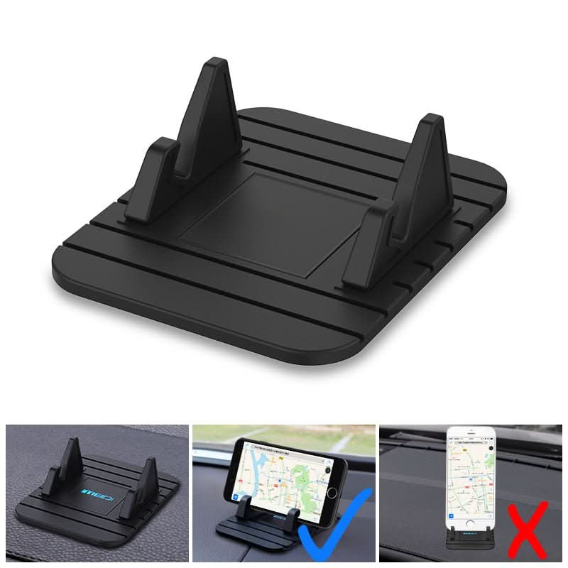 Dashboard Cell Phone Holder for Car with Non-Slip Silicone Base – Secure Grip Mount for Navigation & Hands-Free Calls | Thomler