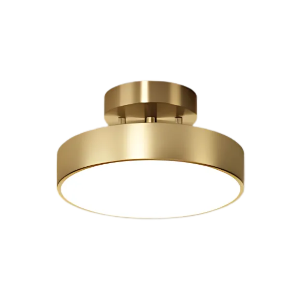 LED Flush Mount Ceiling Fixture – Adjustable Light Temperature – Touch Switch – Metal & Acrylic – for Bedroom, Kitchen, Bath | Thomler