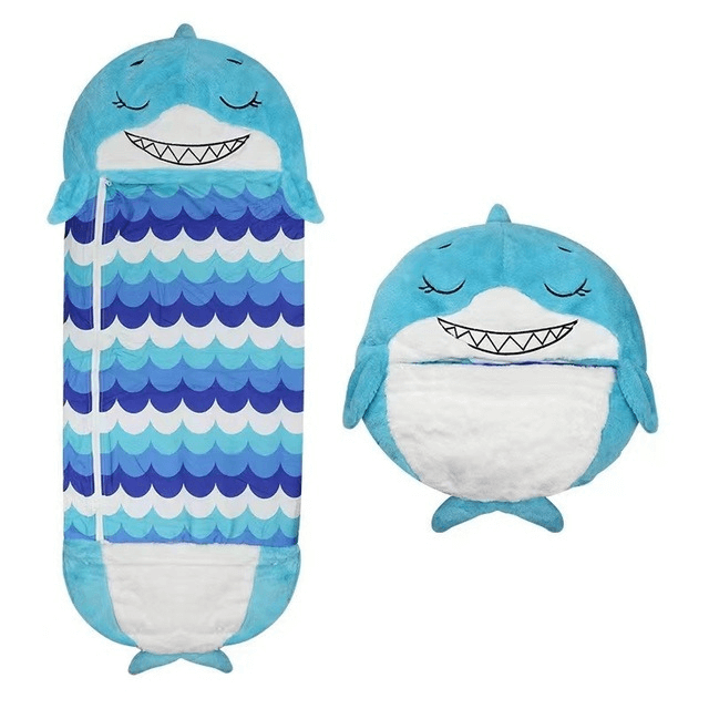Animal Character Sleeping Bag for Kids – Plush Sleep Friend with Built-In Pillow for Sleepovers & Travel | Thomler