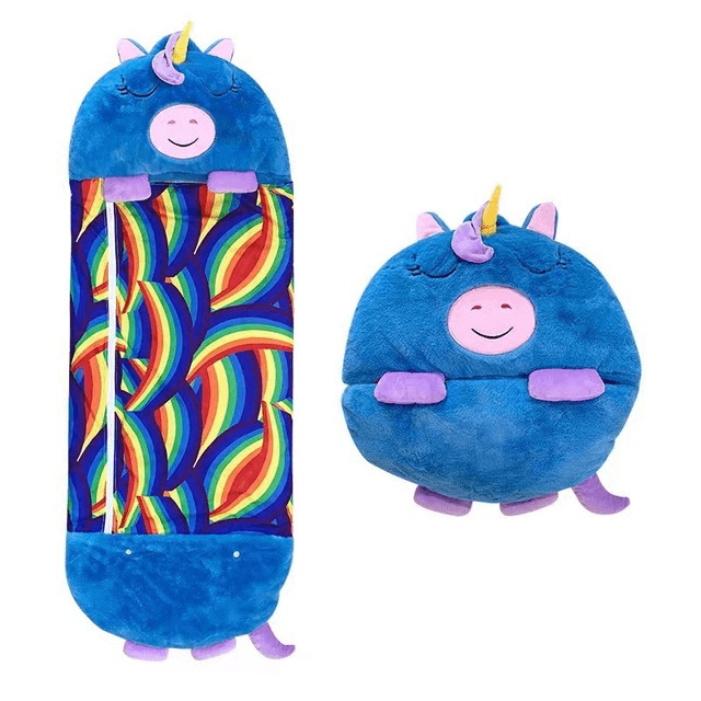Animal Character Sleeping Bag for Kids – Plush Sleep Friend with Built-In Pillow for Sleepovers & Travel | Thomler