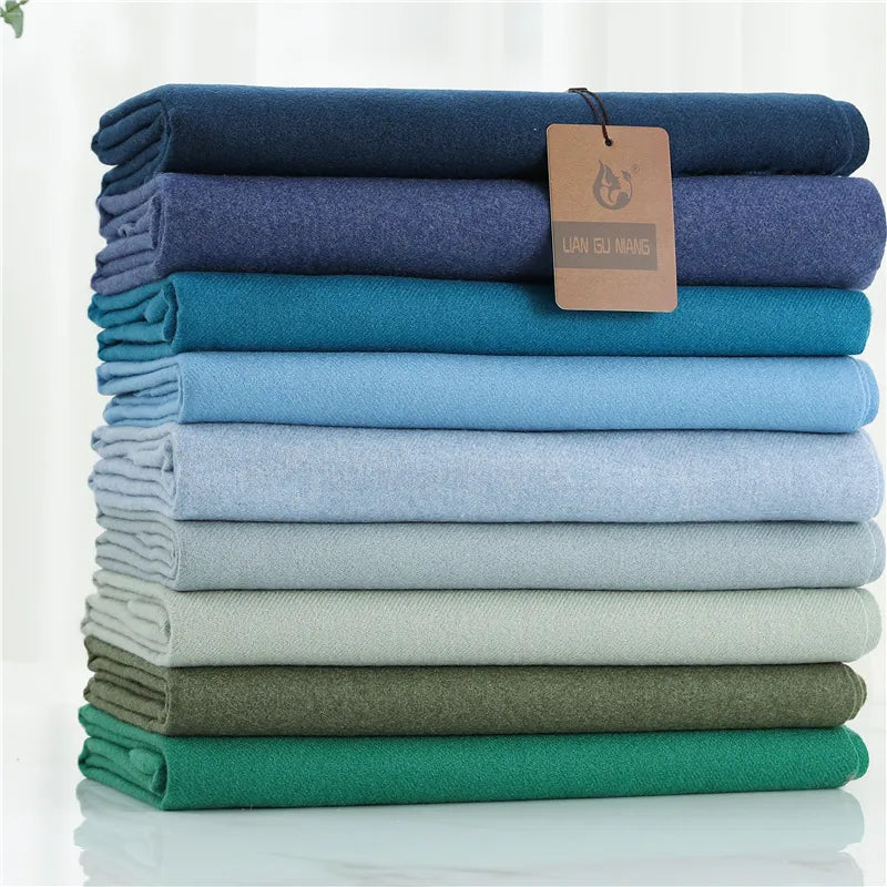 Premium Cashmere Winter Scarf for Women – Soft Oversized Shawl Wrap with Fringe, 10 Colors | Thomler