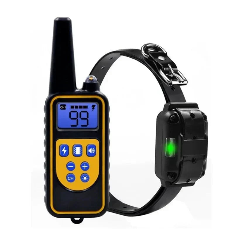 Rechargeable Remote Dog Training Collar with Vibration & Sound Modes – Waterproof E-Collar for All Breeds, 2600 ft Range | Thomler