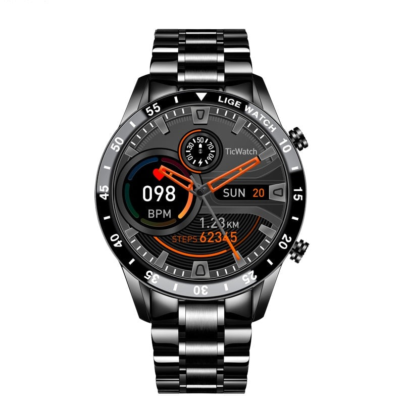Advanced Fitness Tracker Smartwatch with Heart Rate Monitor, Blood Pressure Tracking & Bluetooth Calling for iPhone & Android | Thomler