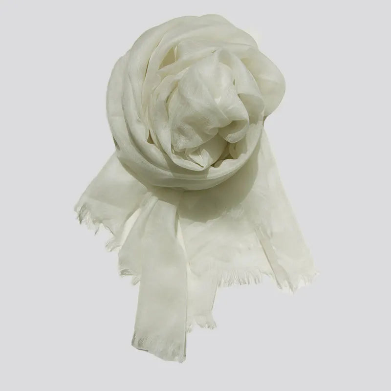 Pure Cashmere Wrap – Lightweight 91x39 in Long Scarf for Women, Ultra Soft All-Season Shawl, Cozy & Breathable Neck Accessory | Thomler