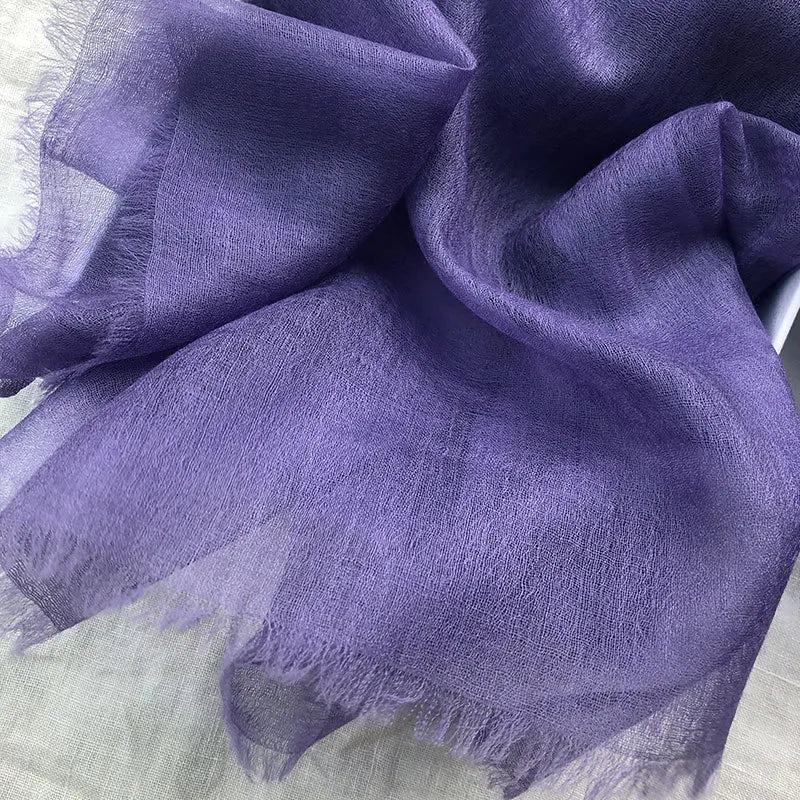 Pure Cashmere Wrap – Lightweight 91x39 in Long Scarf for Women, Ultra Soft All-Season Shawl, Cozy & Breathable Neck Accessory | Thomler