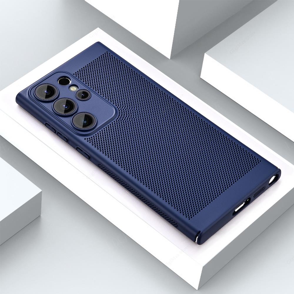 Cooling Phone Case for Samsung Galaxy – Heat-Dissipating TPU Protection with Camera Guard & Raised Edges for S22, S23, S24, S25, Note 20 | Thomler