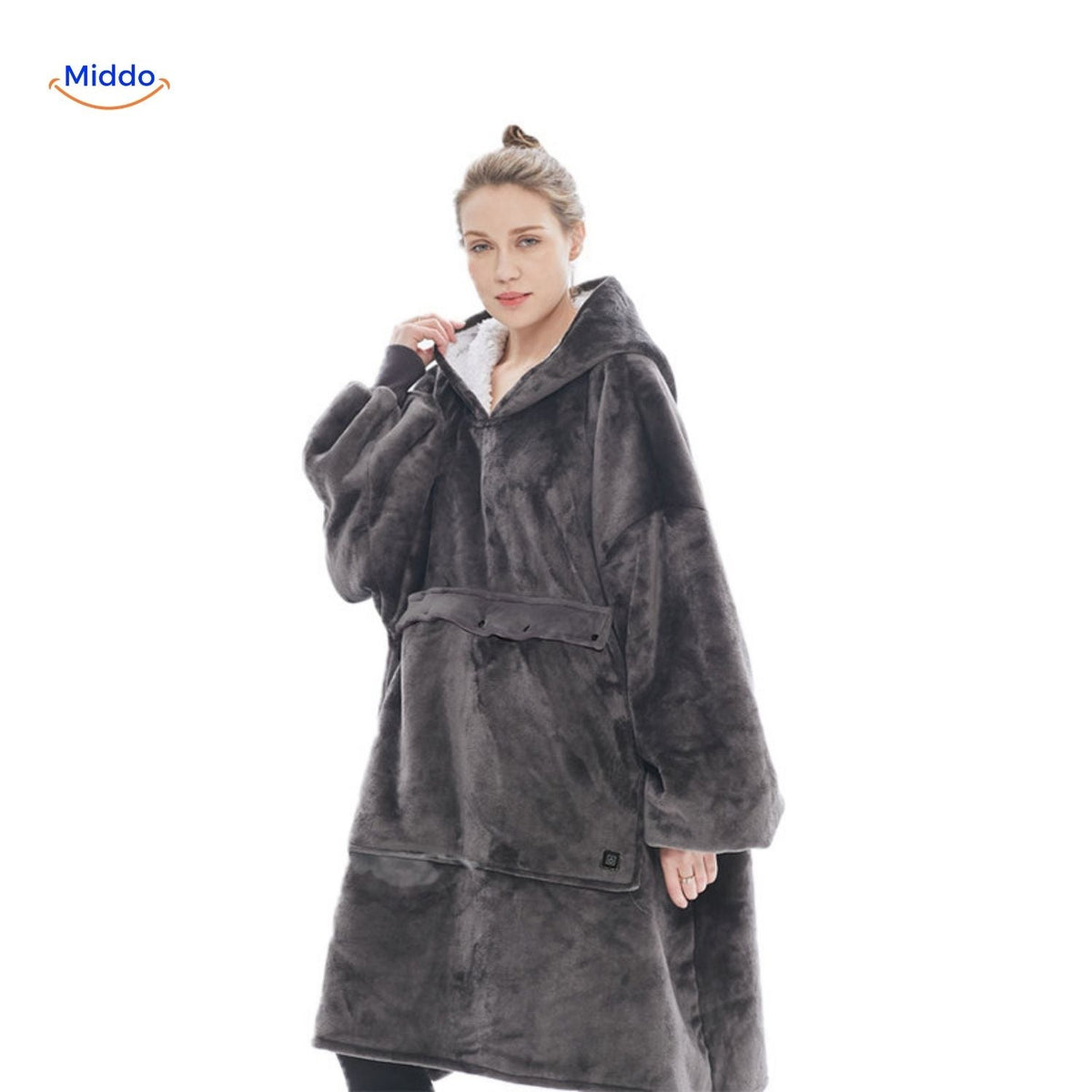 USB-Powered Heated Pullover with Triple-Zone Warmth for Men & Women | Thomler