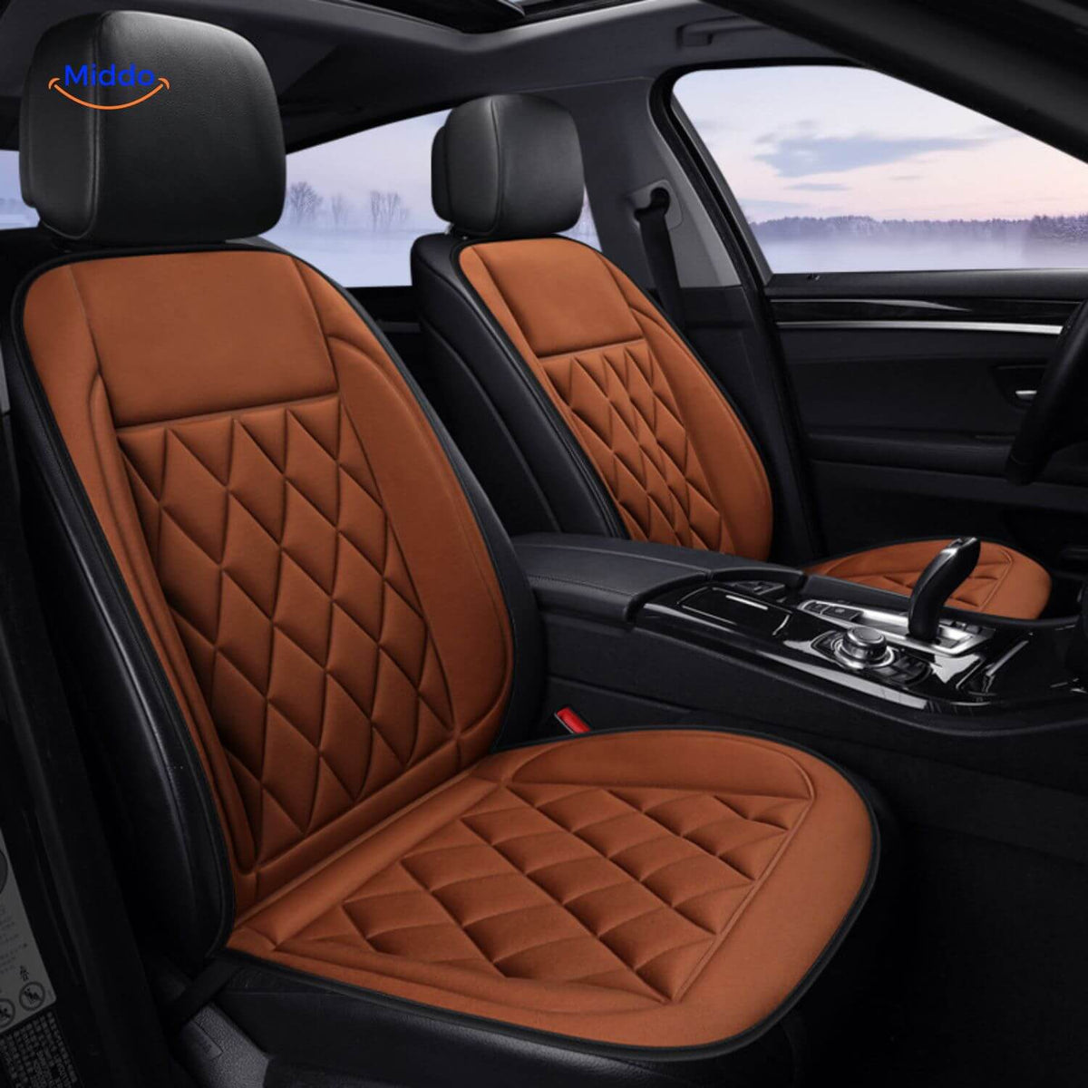 12V Heated Car Seat Cushion Pad – Portable Warmth for Vehicle, Office & Home | Thomler