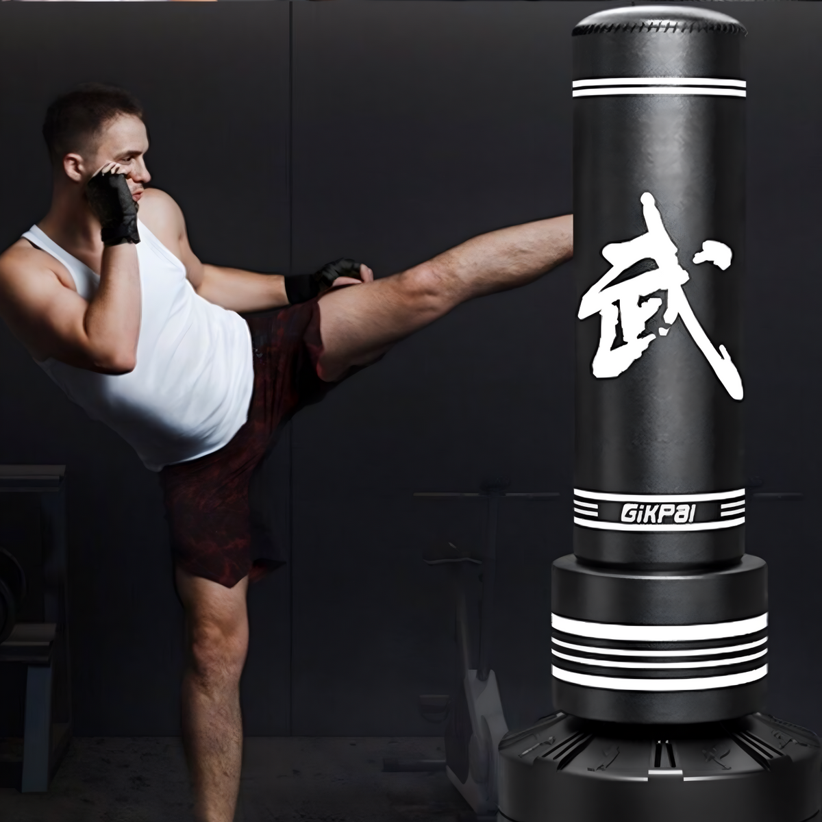 Freestanding Heavy Bag for Boxing Training with Reflex Spring Base 67 Inches Tall Adults Kids Kickboxing MMA Cardio Workout Equipment Home | Thomler