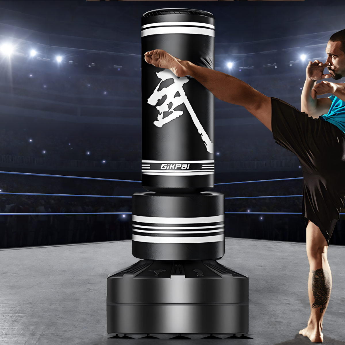 Freestanding Heavy Bag for Boxing Training with Reflex Spring Base 67 Inches Tall Adults Kids Kickboxing MMA Cardio Workout Equipment Home | Thomler