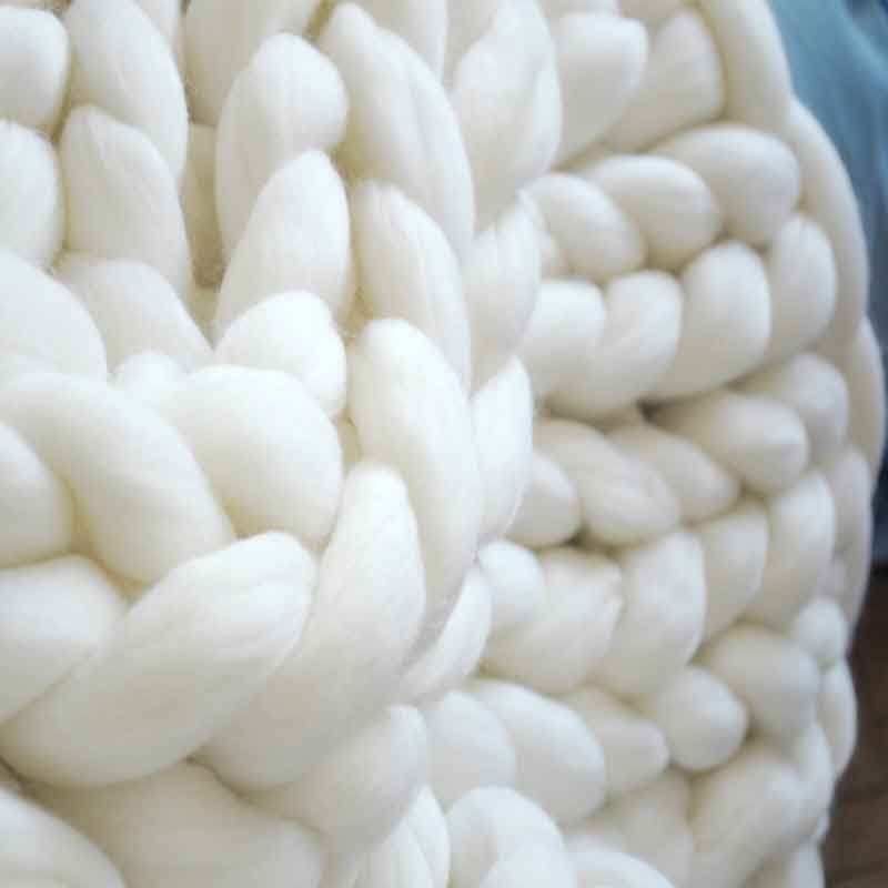 Chunky Cable Knit Throw Blanket – Soft Textured Couch Cover for Sofa, Bed & Chair – Modern Home Decor Accent | Thomler
