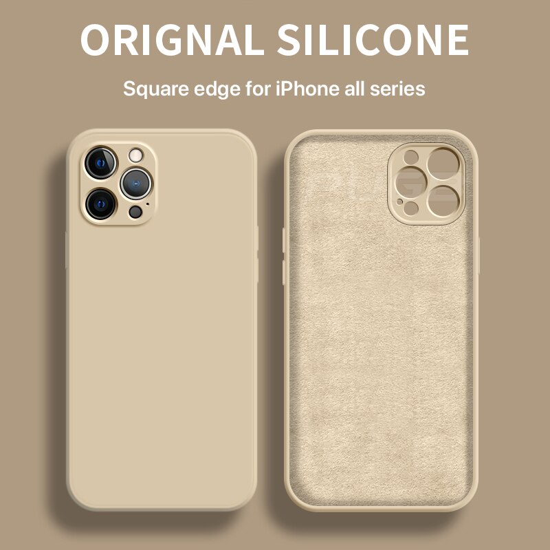 Soft Silicone iPhone Case for 11, 12, 13 Series – Slim Matte Grip Protection with Raised Edges and Full Camera Cover for Everyday Carry | Thomler