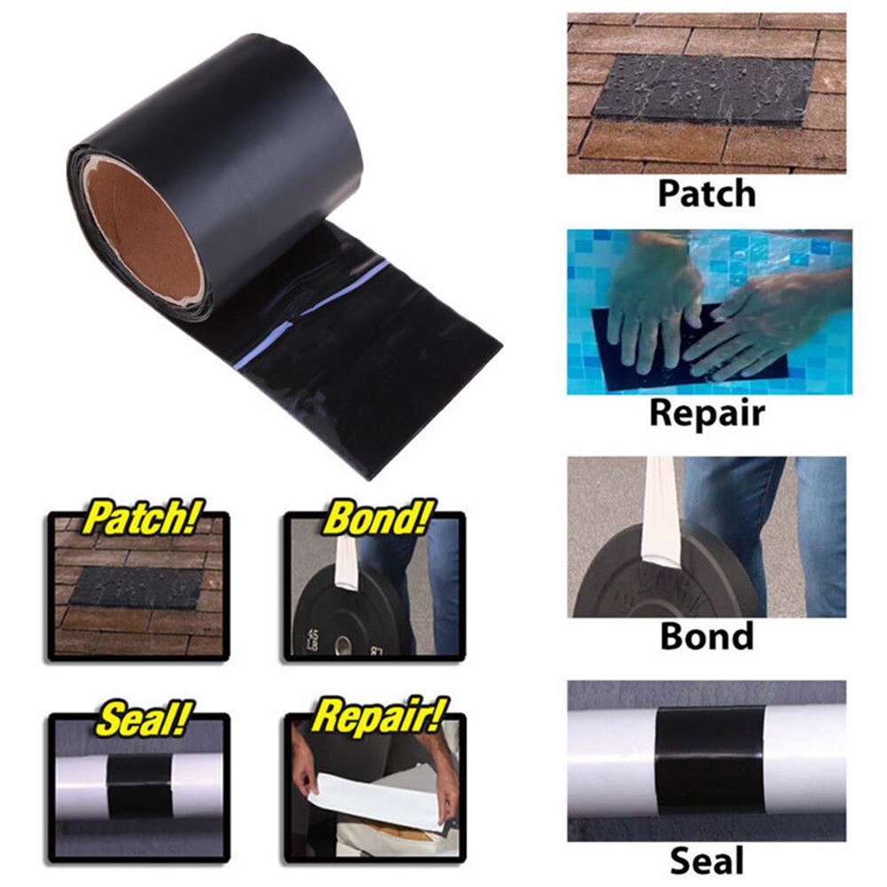 Heavy-Duty Leak Repair Tape – Waterproof Self-Adhesive Sealing Strip for Fast Repairs on Multiple Surfaces Indoors and Outdoors | Thomler